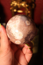 Load image into Gallery viewer, Angelic Pink & Purple Amethyst x Flower Agate Sphere