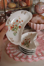 Load image into Gallery viewer, (1) Vintage Strawberry Crescent Moon Plate