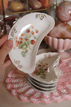 Load image into Gallery viewer, (1) Vintage Strawberry Crescent Moon Plate