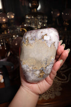 Load image into Gallery viewer, Pink & Purple Sugary Amethyst with Stalactites on Stand