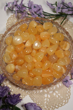 Load image into Gallery viewer, (1) Small Orange Calcite Tumble