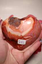 Load image into Gallery viewer, Carnelian Heart with Natural Cave