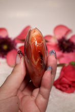 Load image into Gallery viewer, Carnelian Heart with Natural Cave