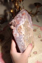 Load image into Gallery viewer, Large Lilac Semi-Polished Pink Amethyst Tower