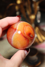 Load image into Gallery viewer, Funky Banded Carnelian Sphere