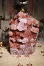 Load image into Gallery viewer, XXL Semi-Polished Saturated Pink Amethyst Tower