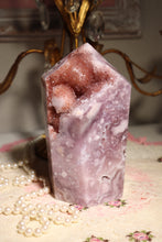 Load image into Gallery viewer, Juicy Lavender Semi-Polished Pink Amethyst Tower