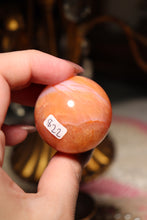 Load image into Gallery viewer, Small Peachy Carnelian Sphere