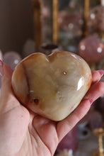 Load image into Gallery viewer, Large Carnelian Heart with Purple Tones &amp; Natural Caves