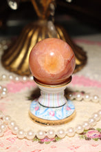 Load image into Gallery viewer, Small Peachy Carnelian Sphere