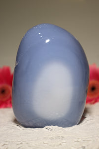 Milky Center Blue Chalcedony Freeform