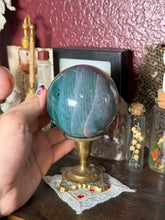 Load image into Gallery viewer, Blue Raspberry + Grape Banded Sea Jasper Sphere
