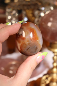 Funky Carnelian Palmstones