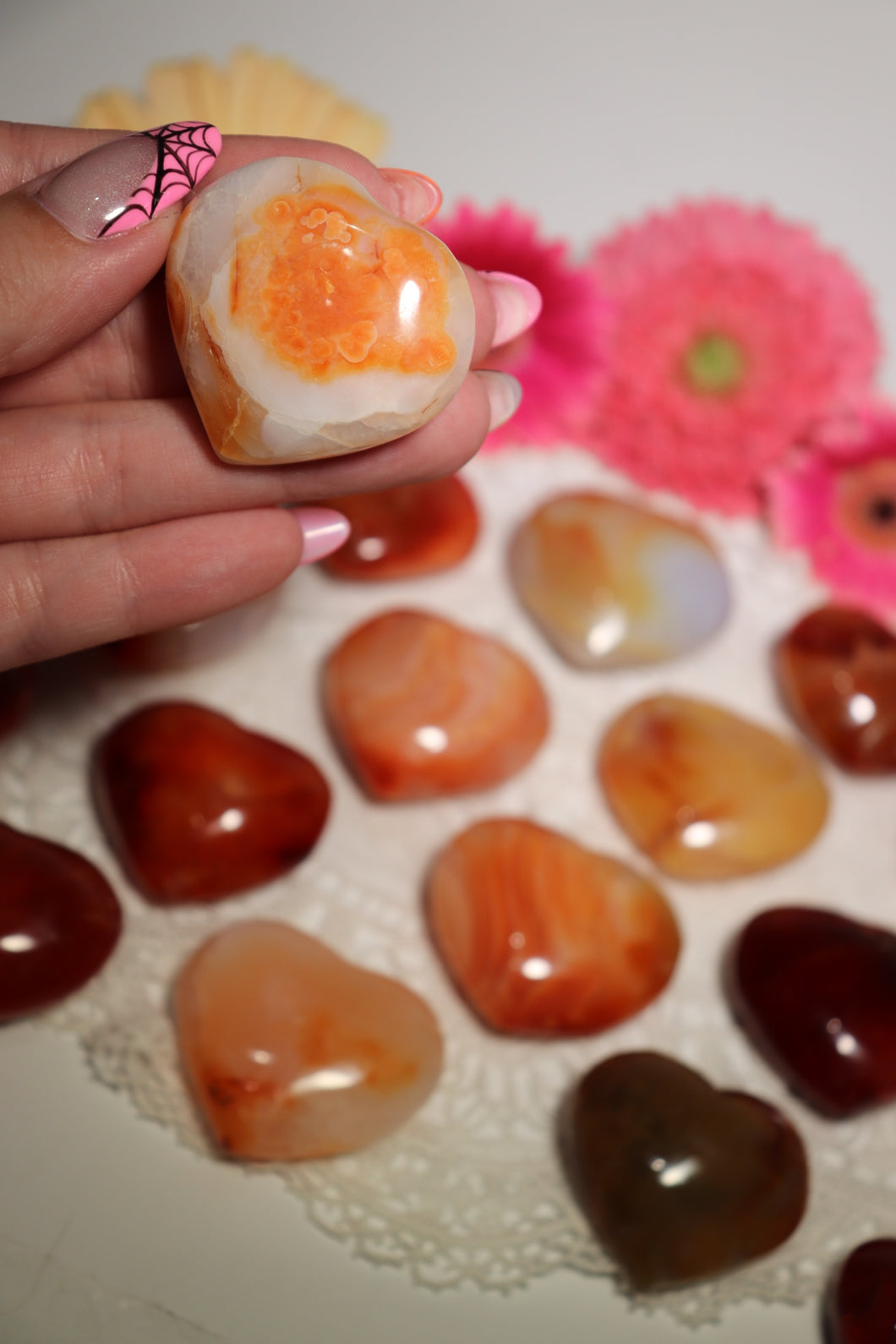 (1) Carnelian Heart