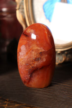 Load image into Gallery viewer, Banded Carnelian Freeform with Druzy