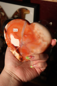 *IMPERFECT* Carnelian Heart