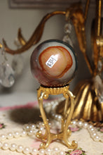 Load image into Gallery viewer, “Pumpkin” Polychrome Jasper Sphere