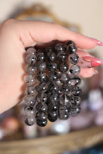 Load image into Gallery viewer, (1) Grounding Black Tourmaline x Quartz Bracelet