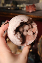 Load image into Gallery viewer, Bubbly Sugary Pink Amethyst Sphere