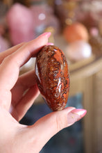 Load image into Gallery viewer, Large Mossy Carnelian Palmstone