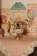 Load image into Gallery viewer, Vintage Marble Trophy-Style Sphere Display