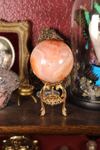 Load image into Gallery viewer, Peachy Carnelian Sphere with Natural Cave