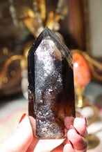 Load image into Gallery viewer, Phantom Smokey Quartz Tower with Chlorite Inclusions