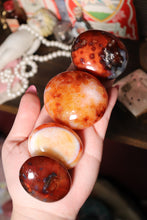 Load image into Gallery viewer, Unique Carnelian Palmstones