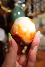 Load image into Gallery viewer, Carnelian x Orca Palmstone with Quartz