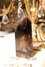 Load image into Gallery viewer, Phantom Smokey Quartz Tower with Chlorite Inclusions