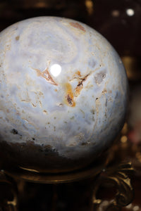 XL Sky Blue Sea Jasper Sphere