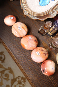 Peachy Carnelian Palmstones