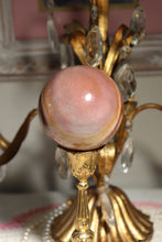 Load image into Gallery viewer, “Watercolor” Pink-Toned Polychrome Jasper Sphere