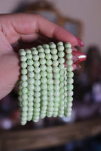 Load image into Gallery viewer, (1) Citron Chrysoprase Bracelet