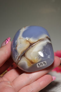 Dragon Egg Blue Chalcedony Freeform