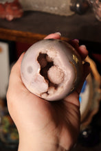 Load image into Gallery viewer, Bubbly Druzy Pink Amethyst Sphere
