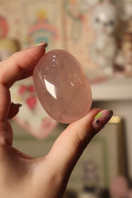 Load image into Gallery viewer, Dreamy STAR Rose Quartz Palmstones - You Choose!
