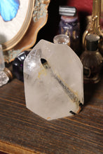 Load image into Gallery viewer, Protective Black Tourmaline in Quartz Tower