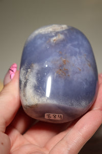 Juicy Deep Blue Chalcedony Freeform