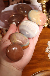 Polychrome Jasper Palmstones