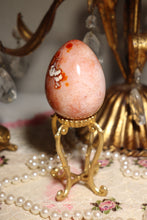 Load image into Gallery viewer, Peachy-Pink Quartz x Carnelian Egg