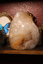 Load image into Gallery viewer, 12.3lbs Glittery Druzy Flower Agate Freeform with Quartz