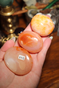 Pastel Carnelian Palmstones