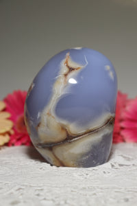 Dragon Egg Blue Chalcedony Freeform