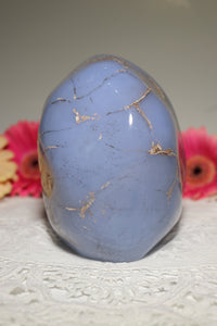 Dragon Egg Blue Chalcedony Freeform