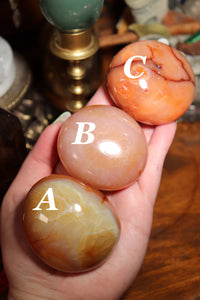 Carnelian Palmstones