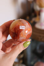 Load image into Gallery viewer, Dreamy Peachy-Pink &amp; Quartzy Carnelian Sphere
