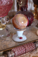 Load image into Gallery viewer, Dreamy Peachy-Pink &amp; Quartzy Carnelian Sphere