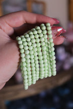 Load image into Gallery viewer, (1) Citron Chrysoprase Bracelet