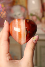Load image into Gallery viewer, “Opposite Aesthetics” Carnelian Heart